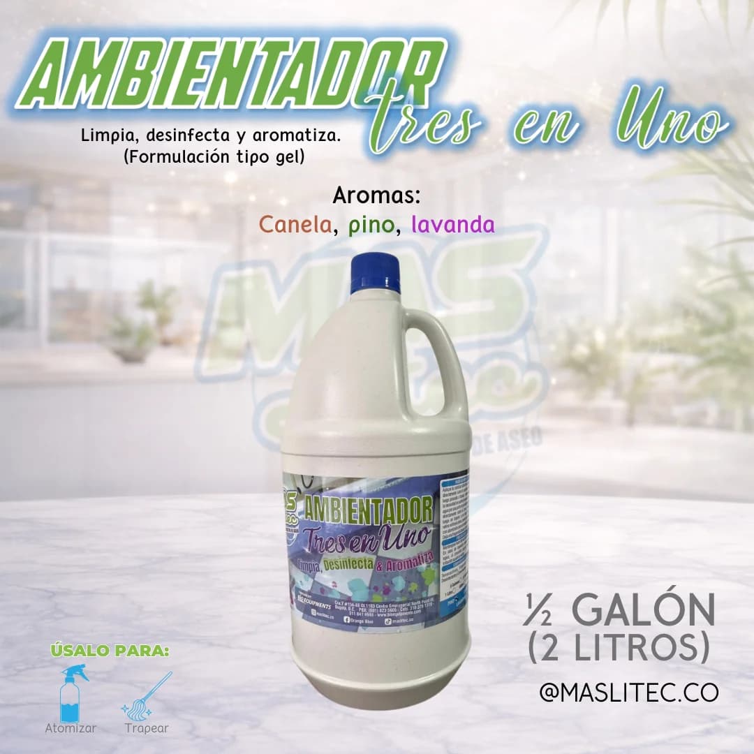 AMBIENTADOR 3 EN 1 TIPO GEL