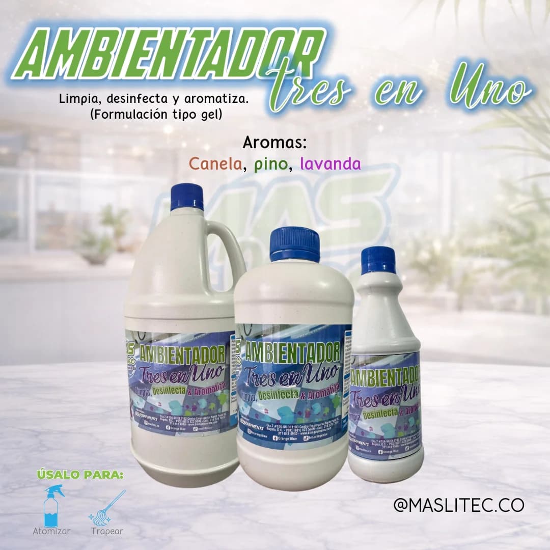 AMBIENTADOR 3 EN 1 TIPO GEL