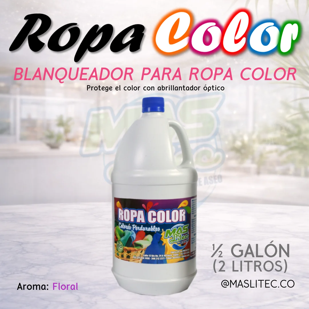 BLANQUEADOR PARA ROPA DE COLOR