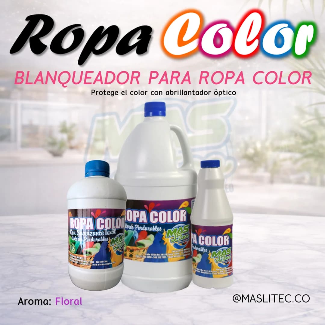 BLANQUEADOR PARA ROPA DE COLOR
