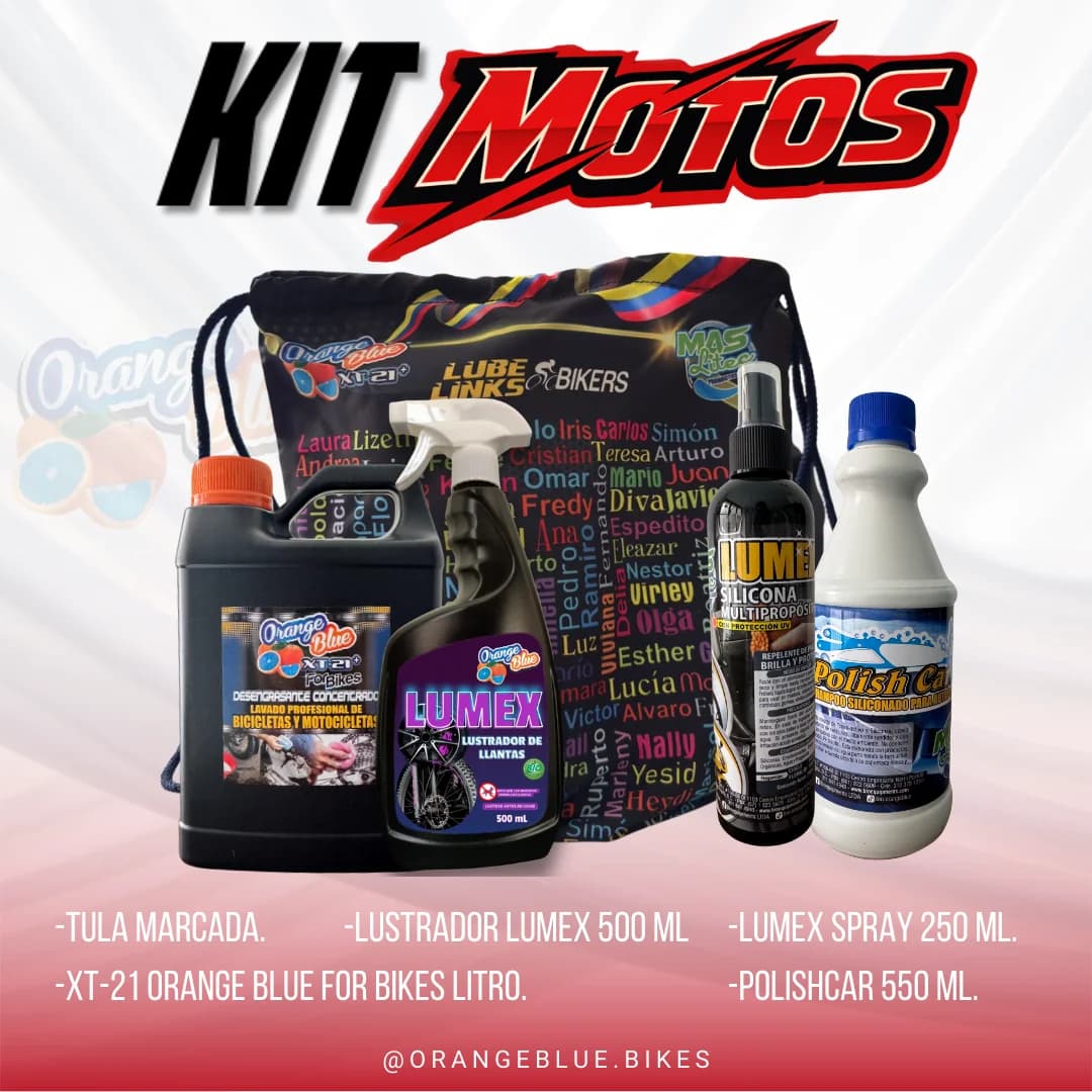 KIT DE LIMPIEZA MOTOS