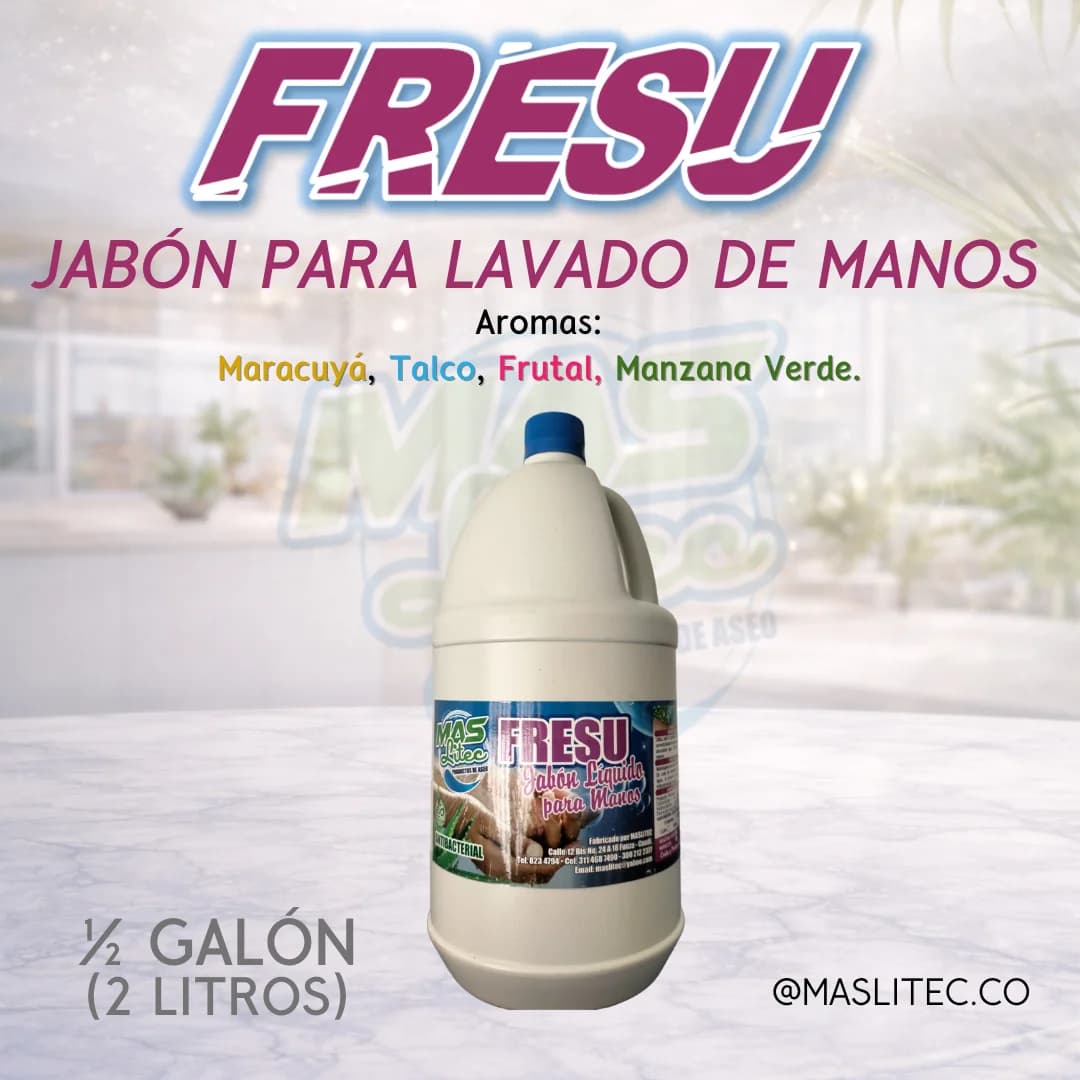 JABÓN LÍQUIDO ANTIBACTERIAL PARA MANOS